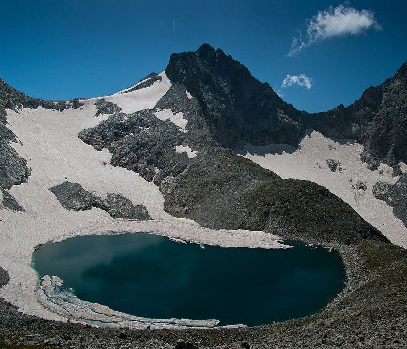 кавказ, горы, озеро Озерцо фото превью