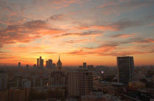 View from Lotte Plaza, Moscow (HDR)