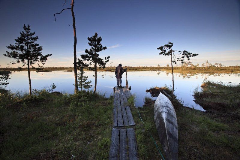 Вот стою, держу весло... фото превью