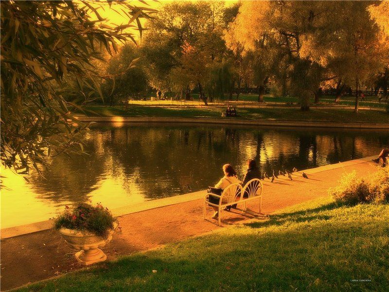 юсуповский, сад, петербург Солнечный вечер фото превью