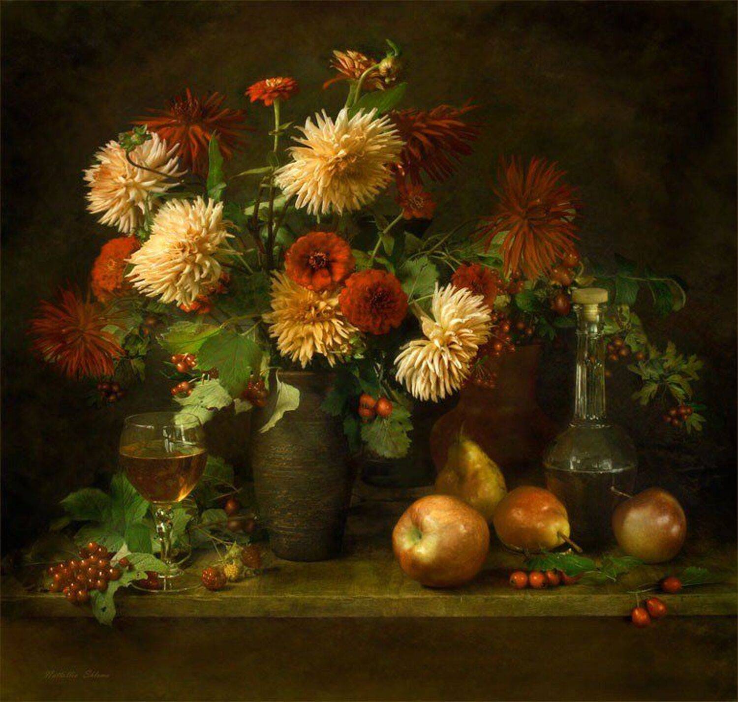 цветы , фрукты, Nattallia Shloma