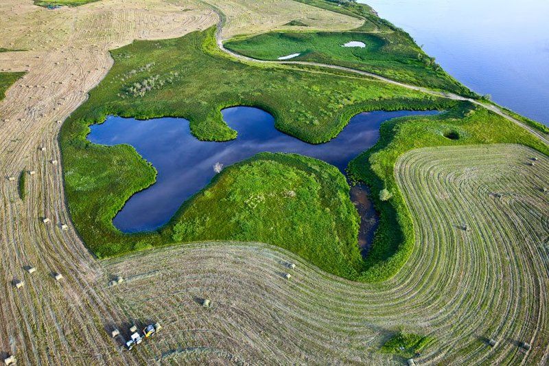 мотопараплан, село, заготовка сена, лето Сенокосный вальс фото превью