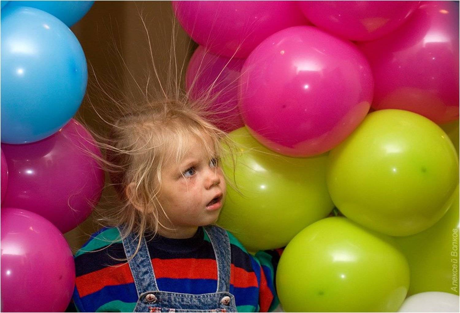 девочка, шарики, фестиваль науки, Amazon-san