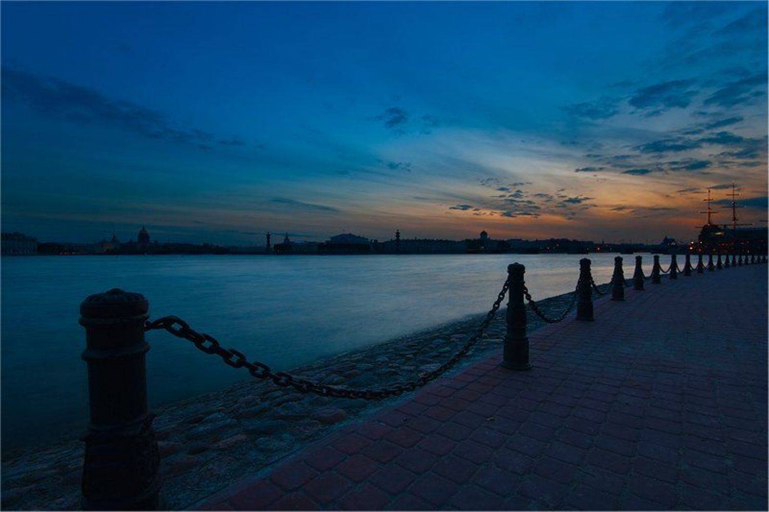 питер, петербург, стрелка, ночь, город, Василий Яковлев