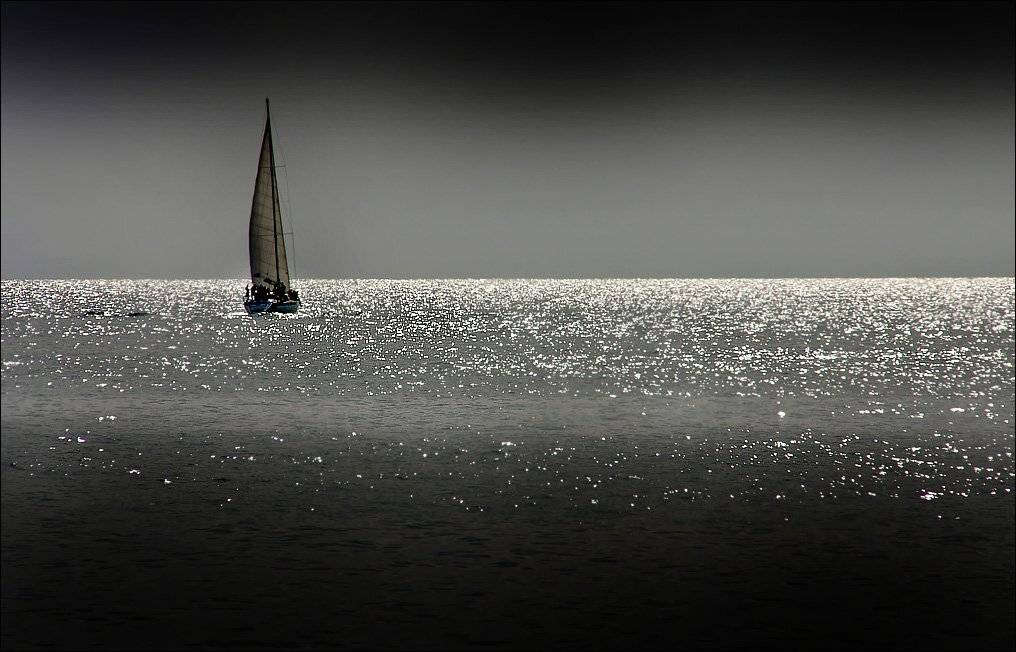 парус, море, Тарасов Алексей