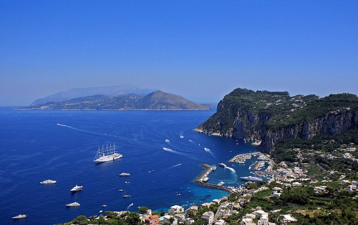 море, порт, о.капри, Карина