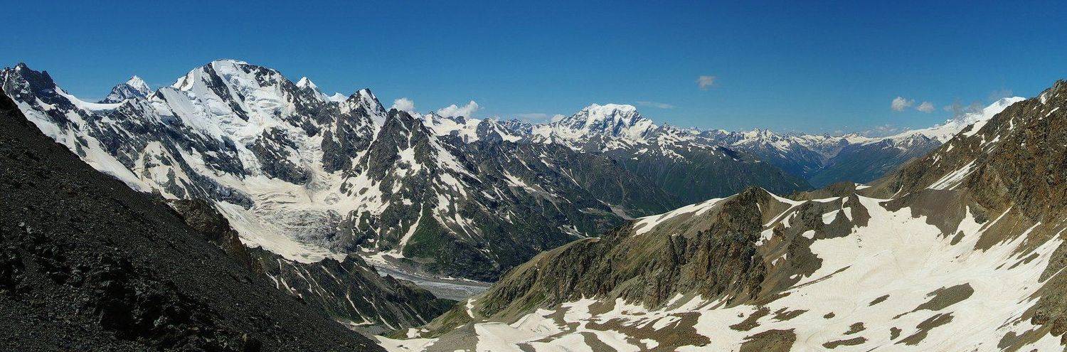 приэльбрусье, панорама, горы, кавказ, койавган,, Максим Рогозин