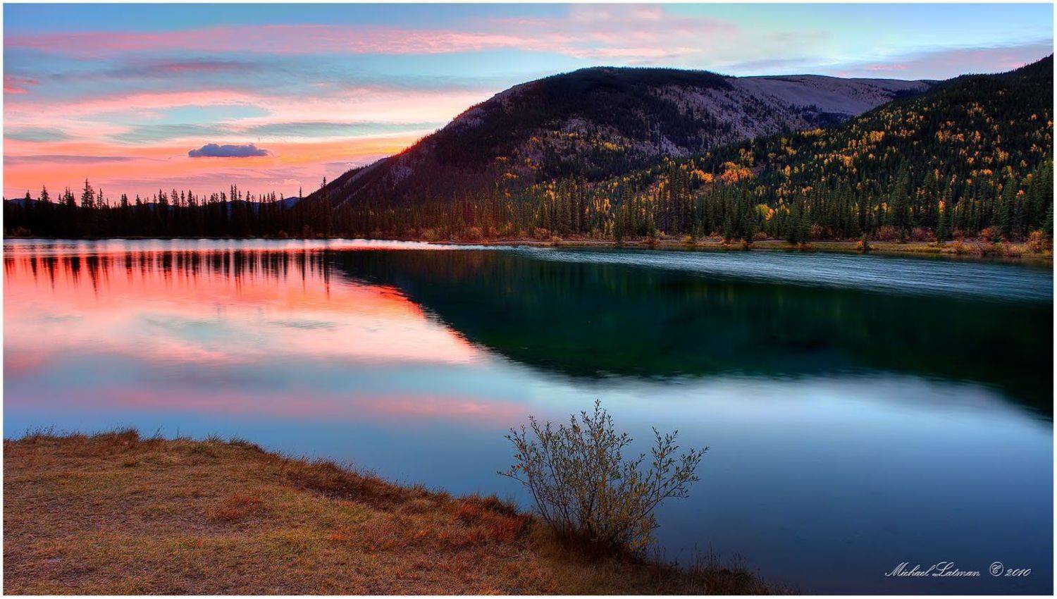 moumtains, sunrise, fall, Michael Latman
