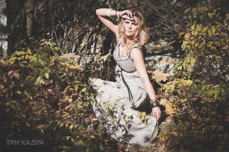пленэр, портрет, лес, парк, девушка *** фото превью