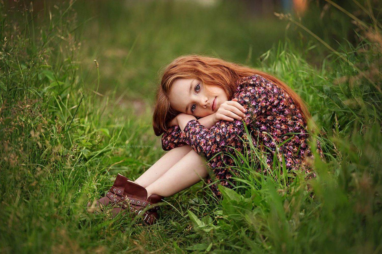 фотограф в краснодаре, детская фотография, детский портрет, влада былич, фотограф влада былич, лето, рыжая девочка, Былич Влада