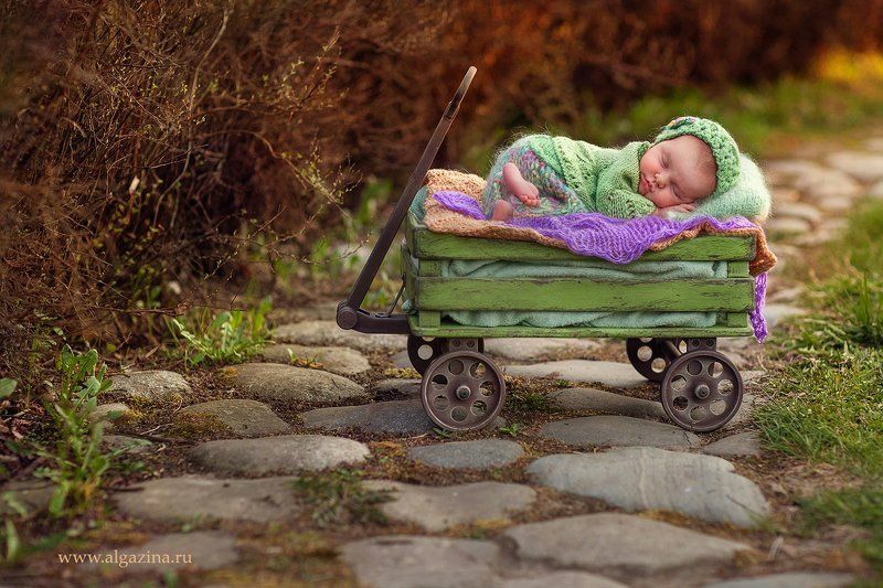 новорожденный младенец дети малыш детская фотография newborn baby babygirl На природе фото превью