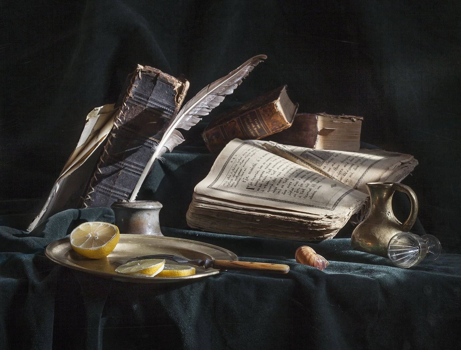 натюрморт, книги, still life, Евгений Корниенко