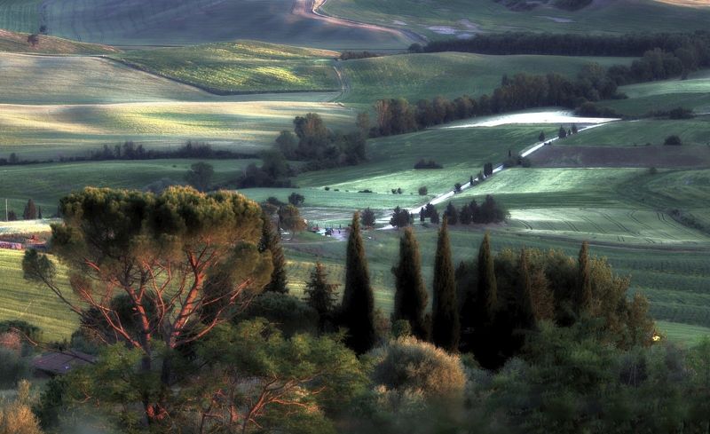 tuscany,italy,landscape,  фото превью