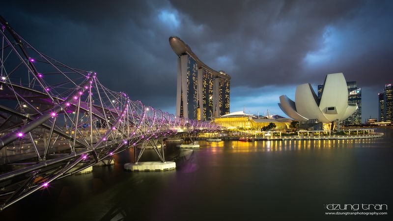 singapore,cityspcae,helix,bridge Behind the storms фото превью