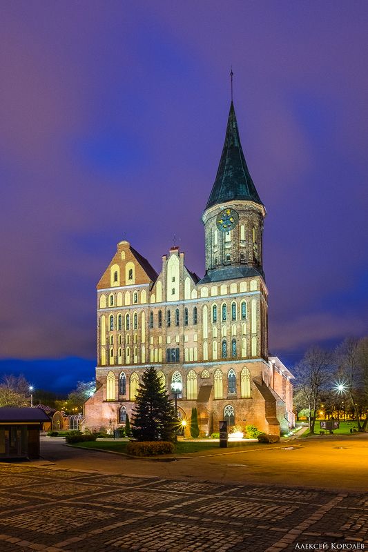 калининград, россия, собор, город, архитектура, сумерки, kaliningrad, russia, cathedral, city, architecture, twilight Кафедральный собор Калининграда 2 фото превью