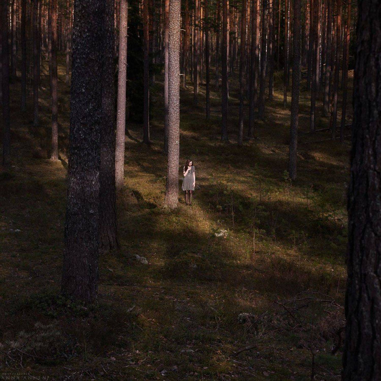 портрет, женский портрет, природа, forest, пленер, девушка, woman, nature, лес, portrait, Анхен Анна