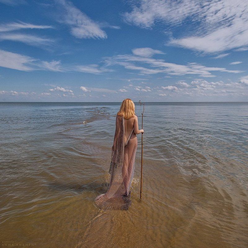 ню, женщина, эротика, природа, море, пленер, девушка, nude, woman, nature, sea, erotic, обнажённая натура Русалии фото превью