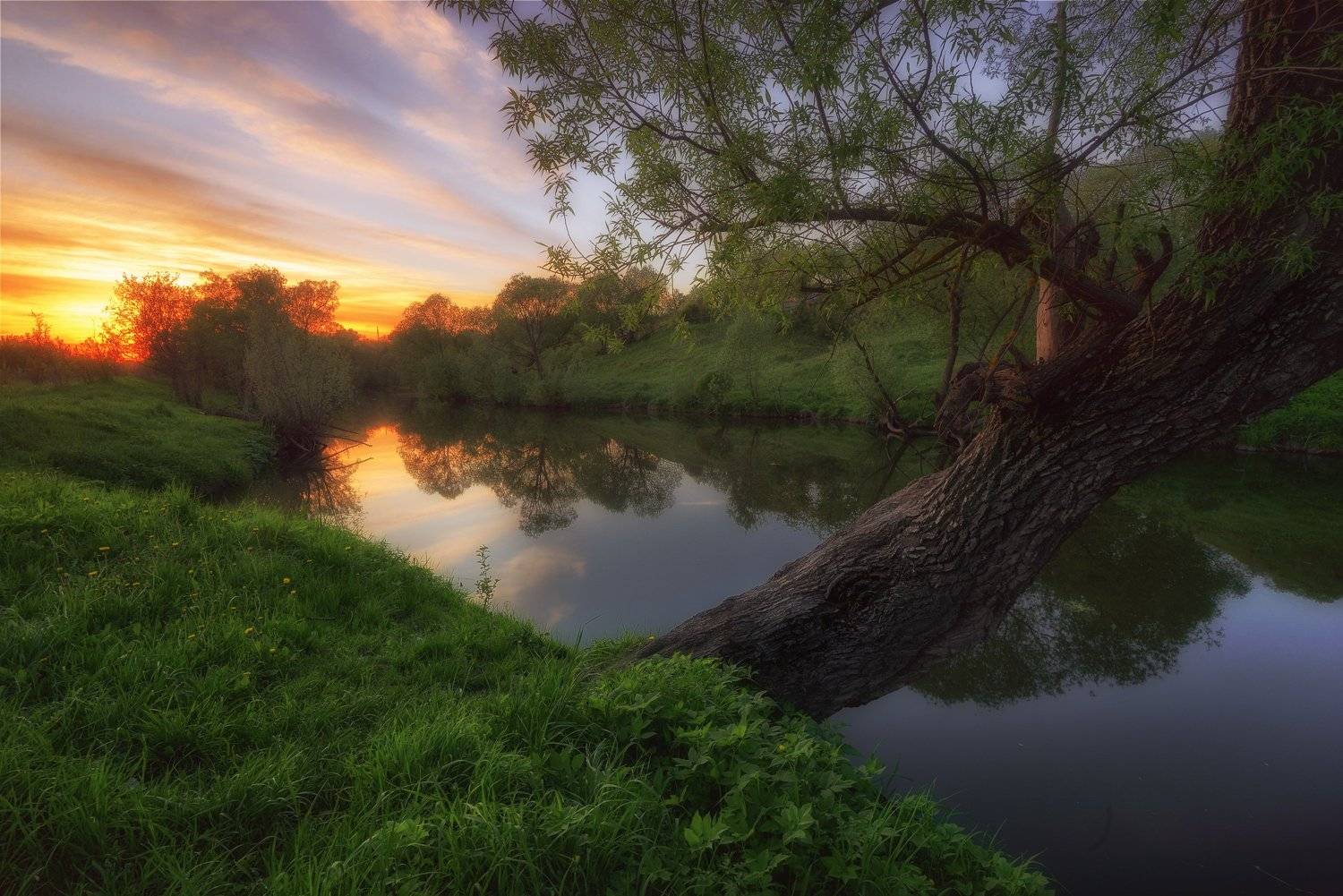 #пейзаж #подмосковье #закат #рассвет #россия #жизнь #мир #чехов #sibirikonium85, Морозов Юрий