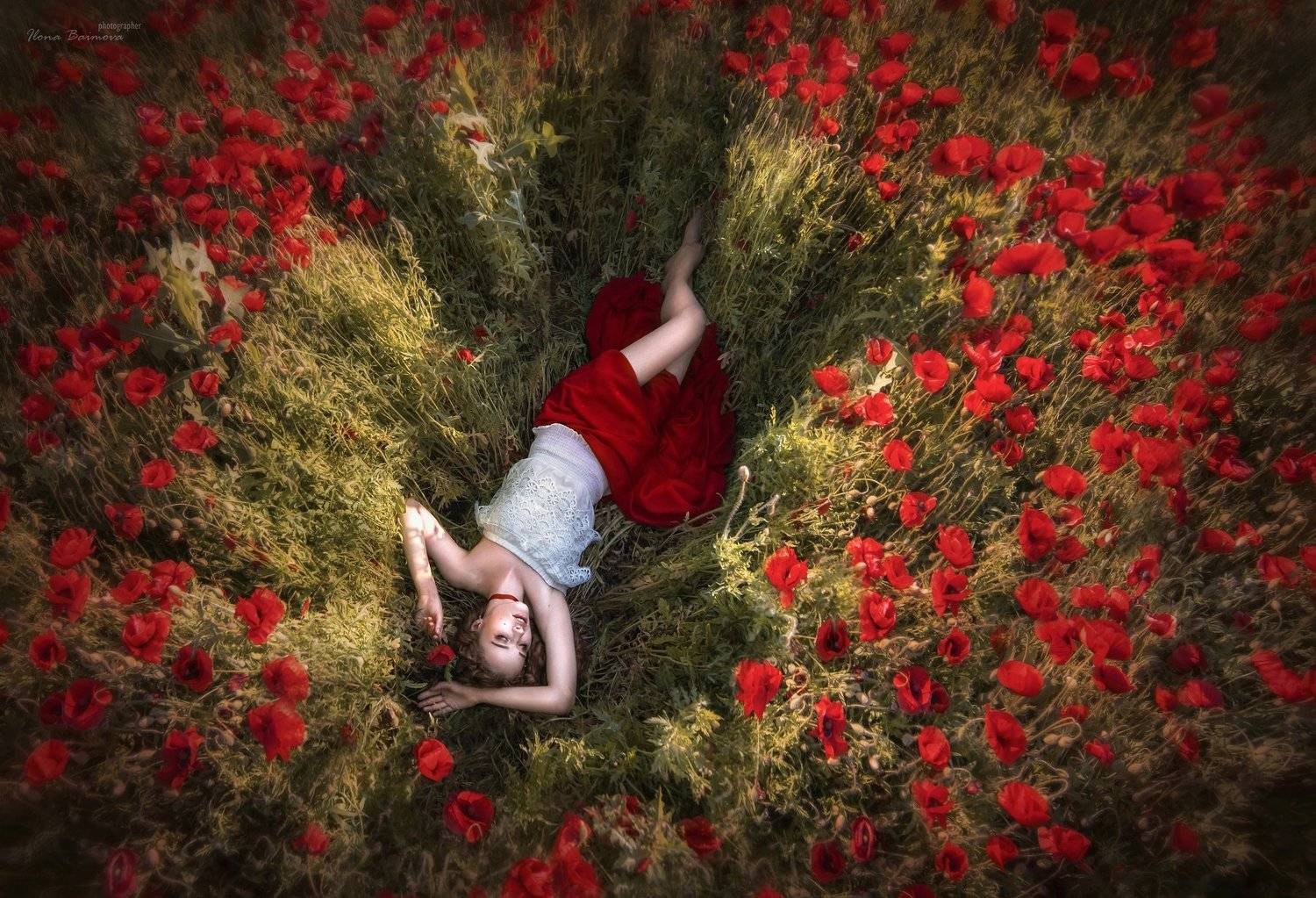 маки ,маковое поле,портрет,девушка.поля, Ilona Baimova