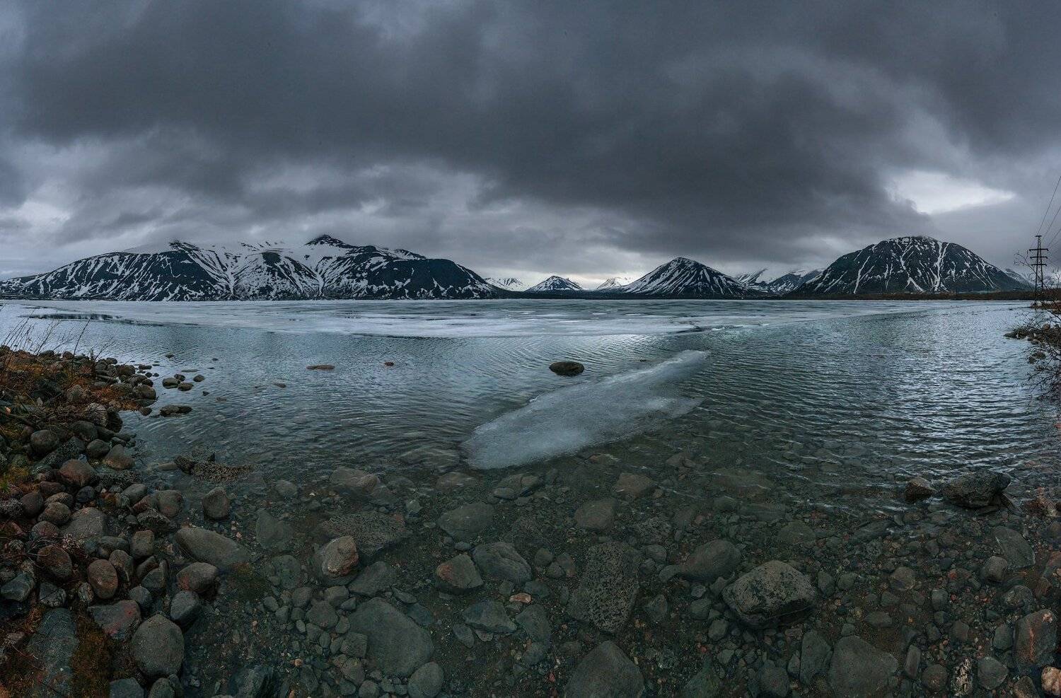 кольский, север,заполярье, хибины,большой вудъявр,лето,утро, Роман Горячий