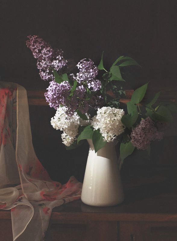 натюрморт, весна, сирень, still life С сиренью фото превью