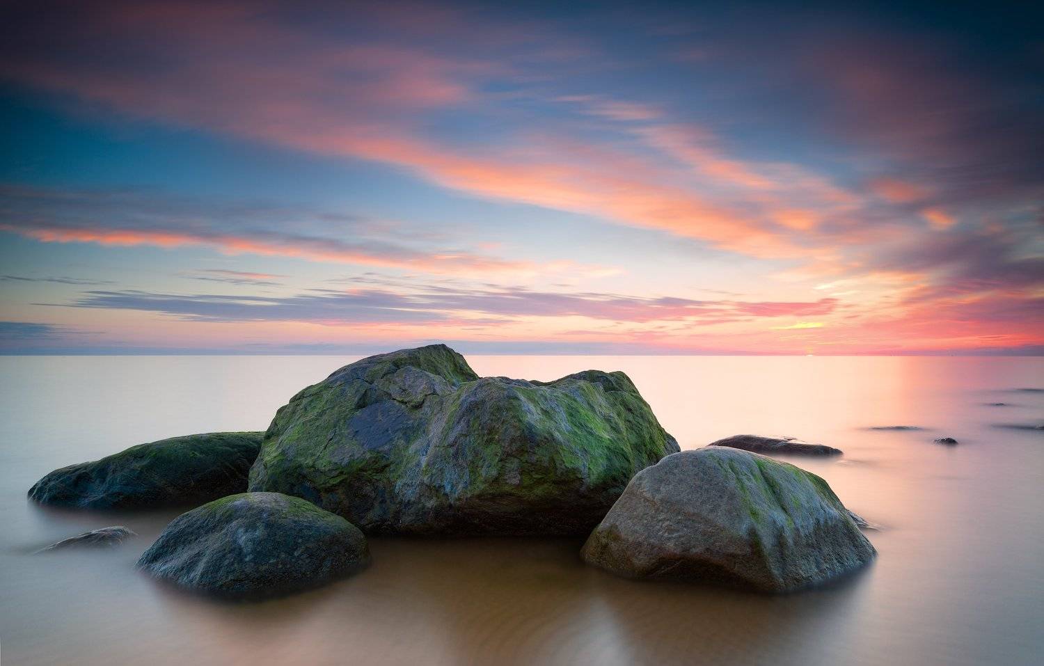 пейзаж море закат латвия рижский залив, Алексей Мельситов