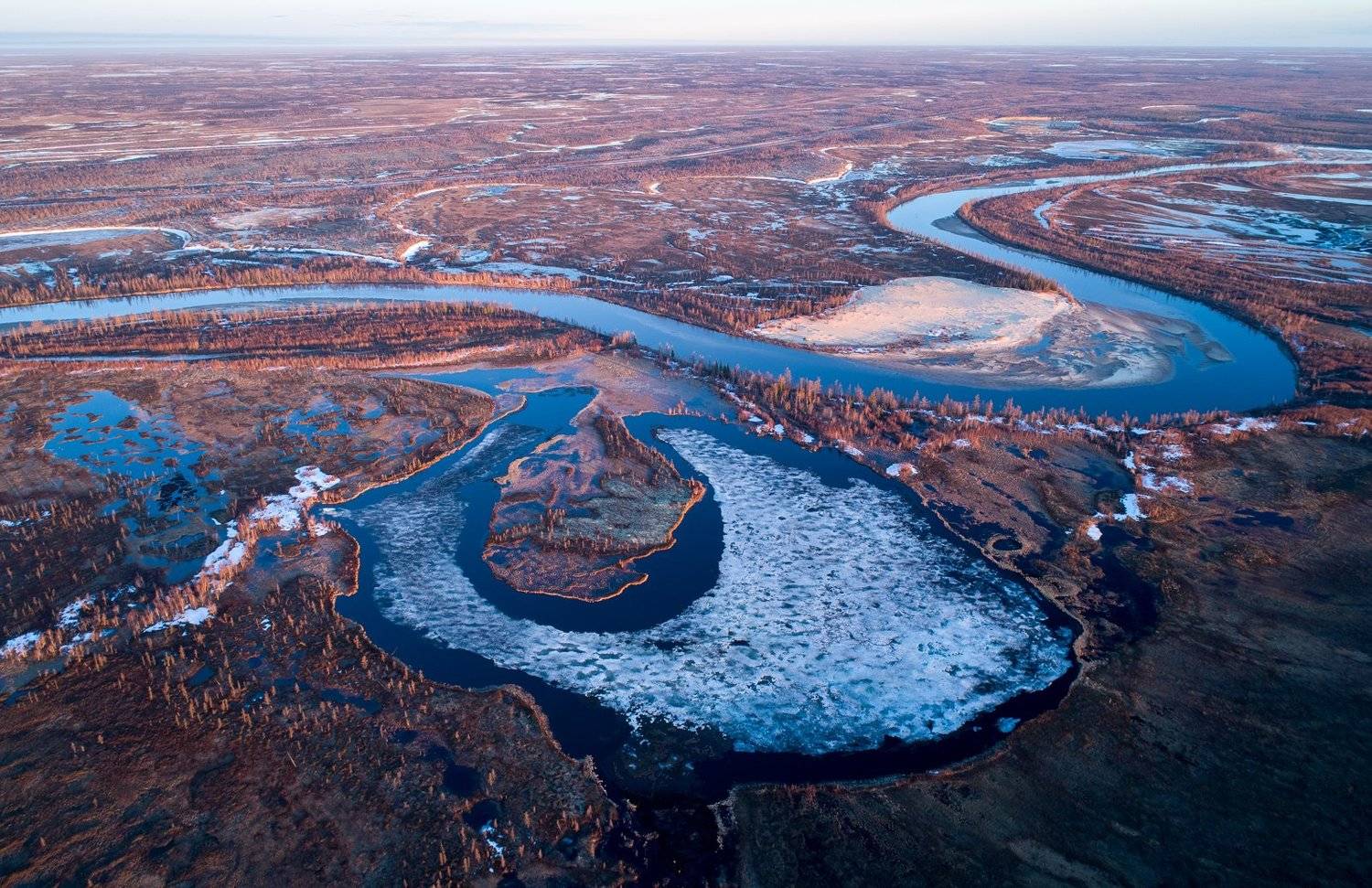 ямал,тундра, drone, aero, dji, phantom, квадрокоптер,новыйуренгой,весна, Камиль Нуреев