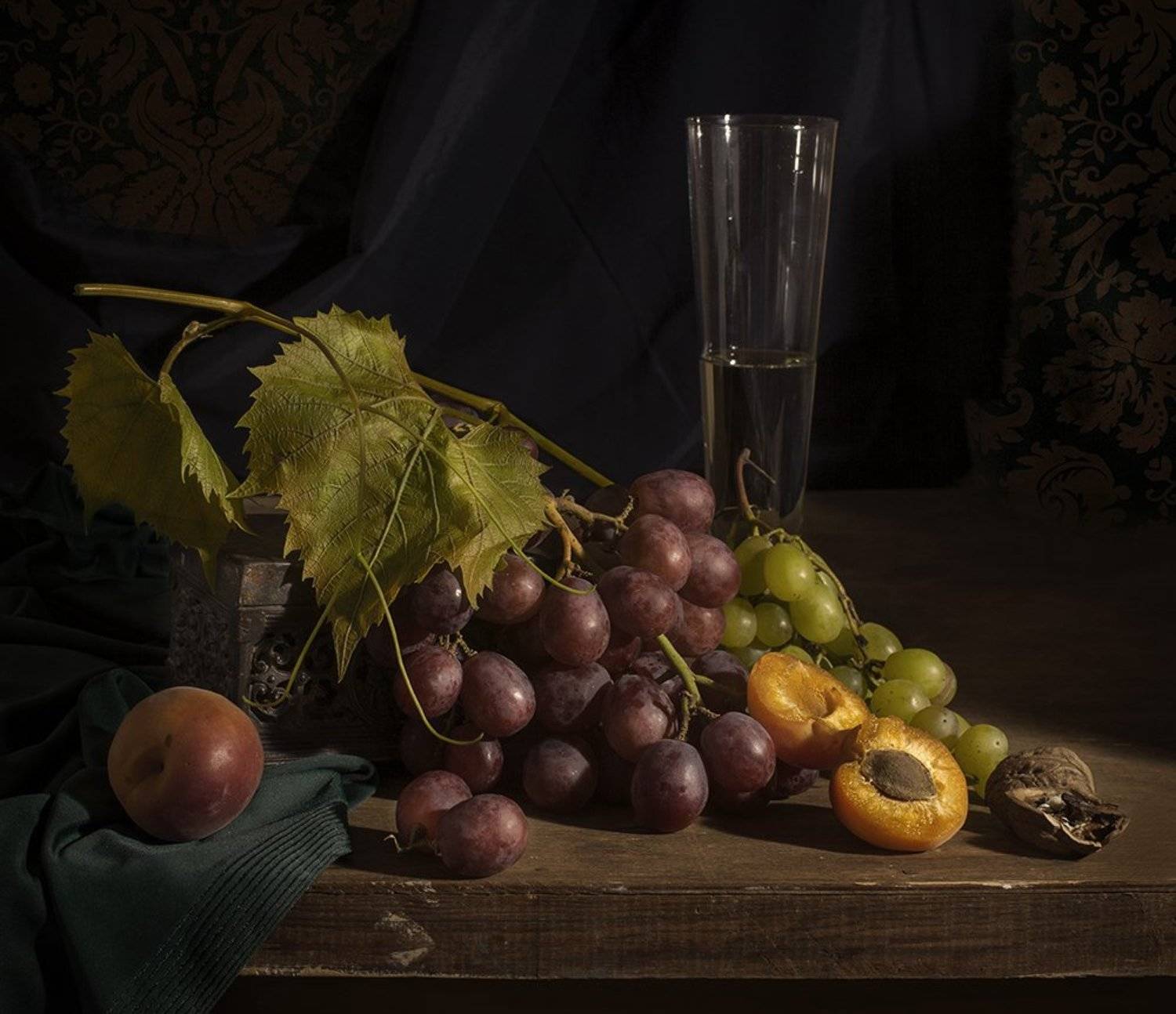 натюрморт, still life, виноград, вино, Евгений Корниенко