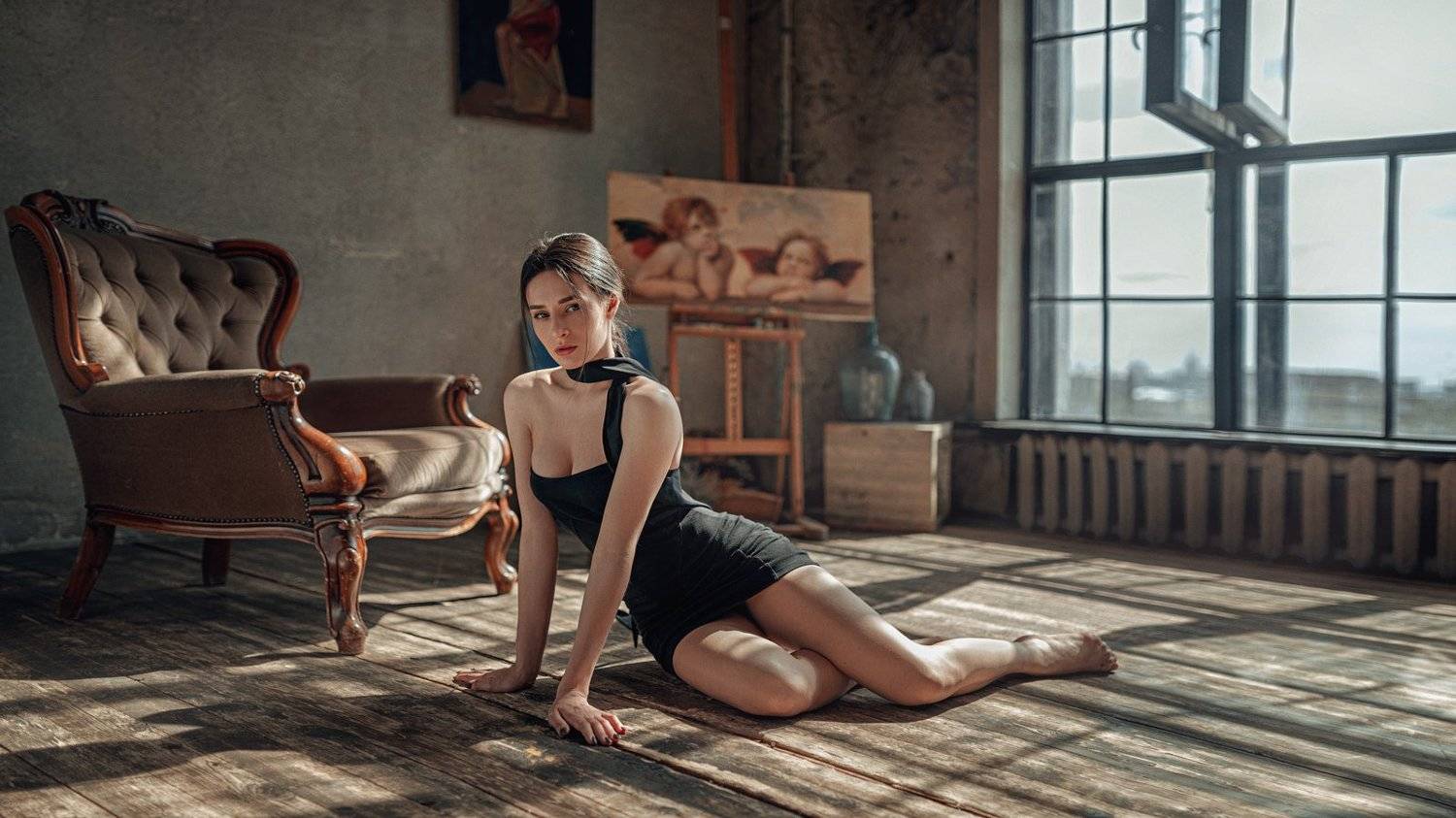 портрет, арт, модель, portrait, art, Георгий Чернядьев