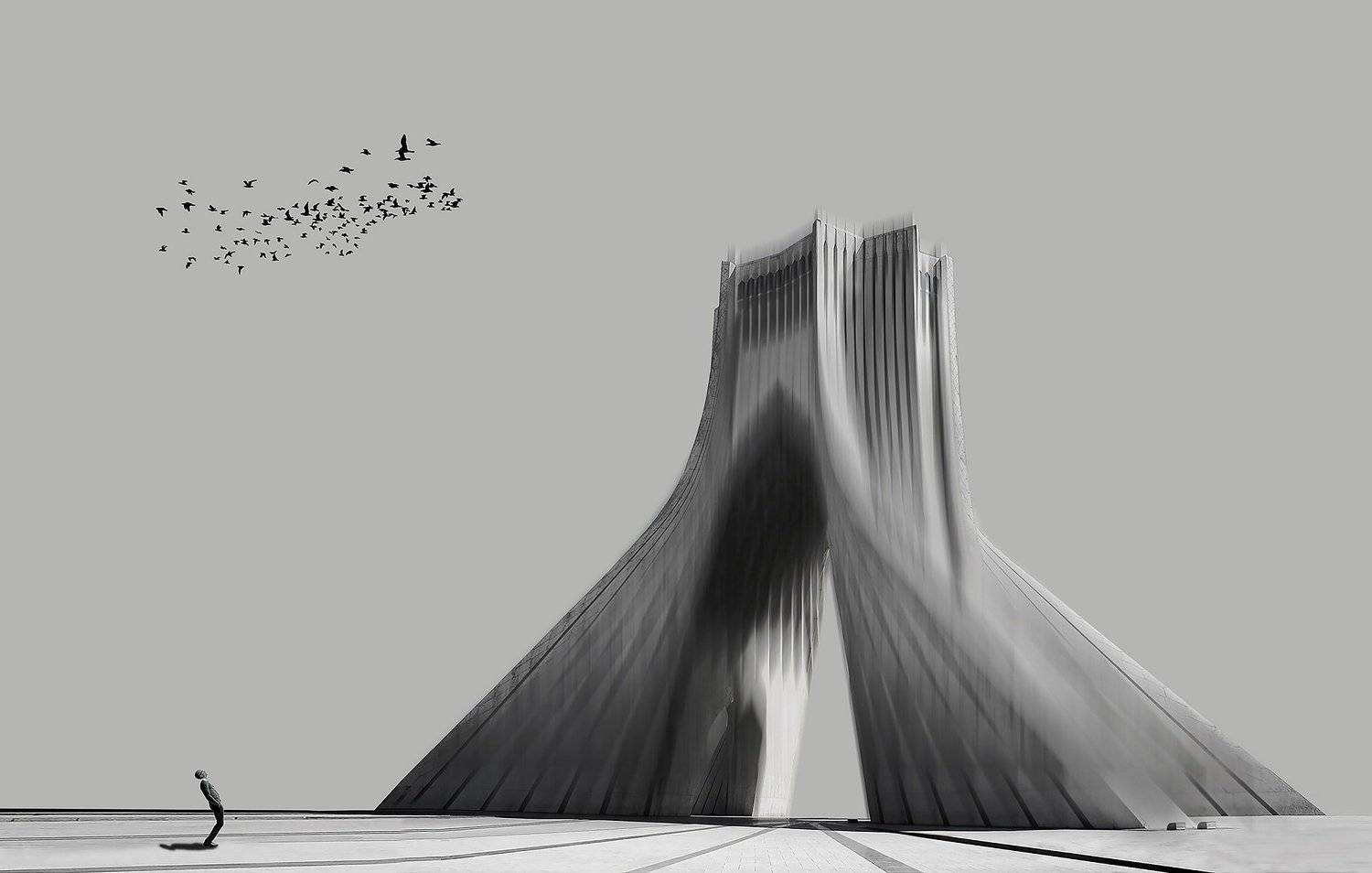 Iran Tehran Azadi Freedom Conceptual, Mehdi Nazeri