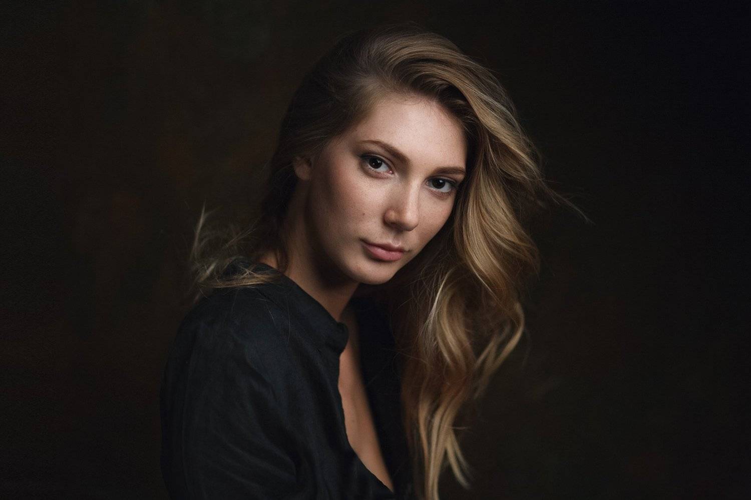 девушка, 2017, портрет, portrait, глаза, прическа, pretty, Василий Жуков