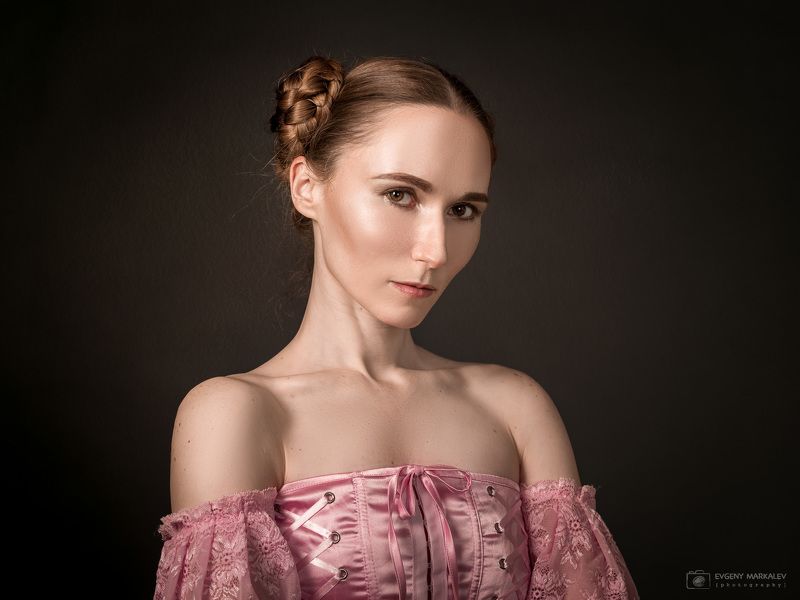 портрет, студийная съемка, девушка Анна фото превью