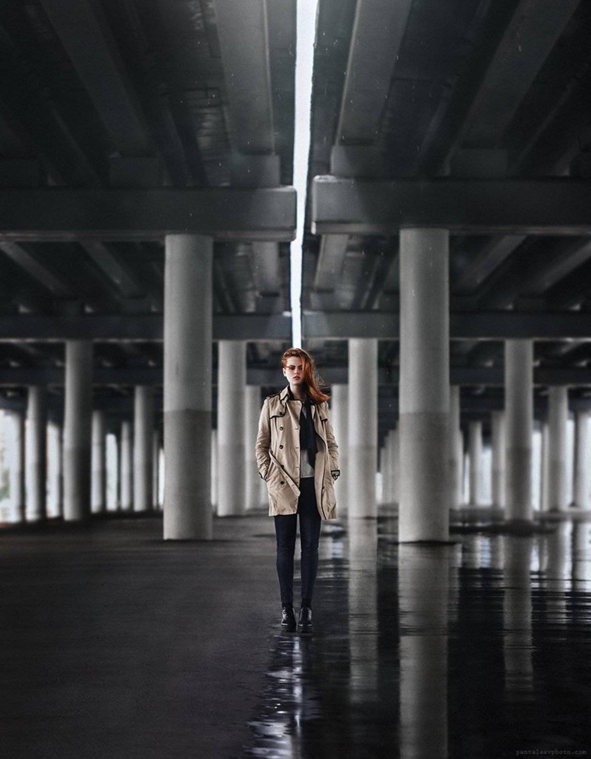 портрет, девушка, город, свет, Пантелеев Алексей