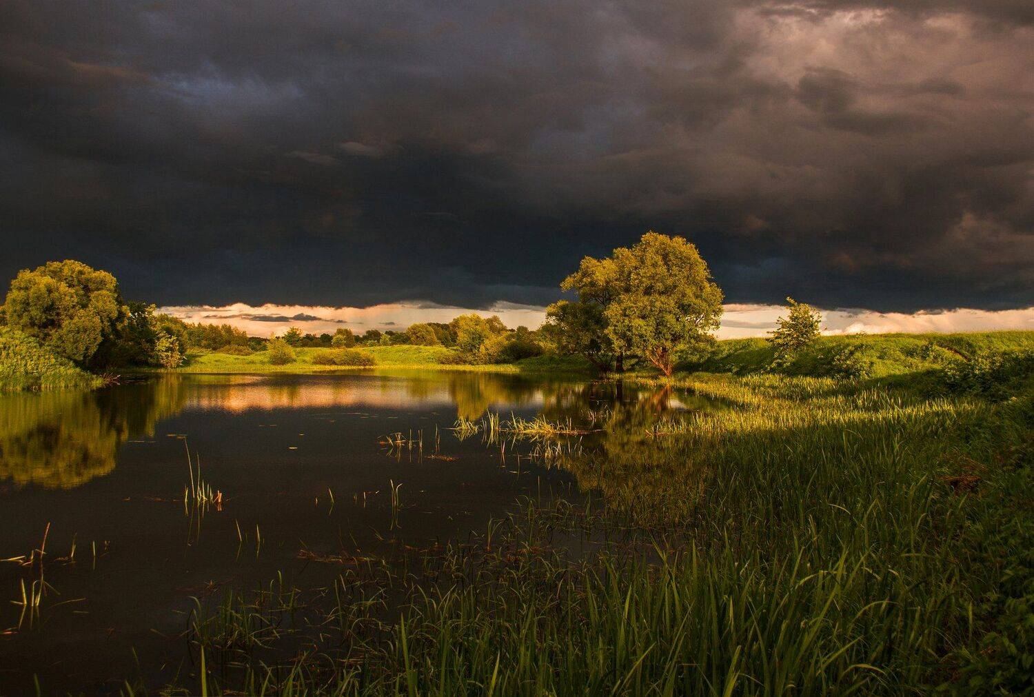 фото, природа, закат, гроза, буря пейзаж, лето, Екатерина