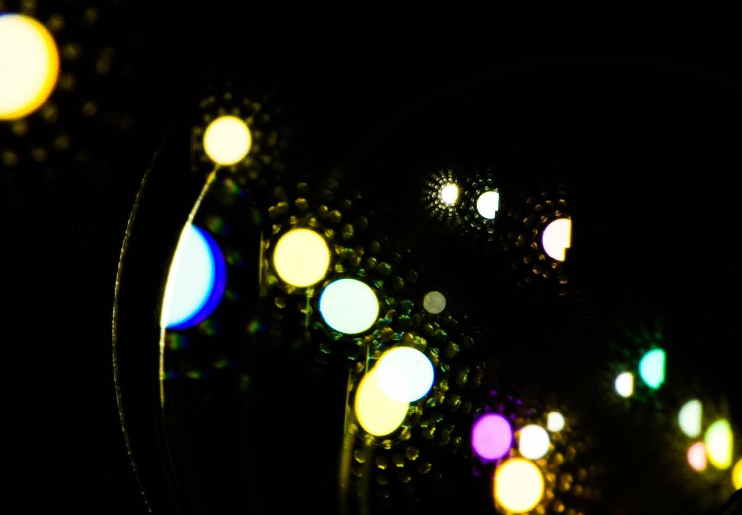 Абстракция, блики, объектив, макросъемка, Максим Блинов