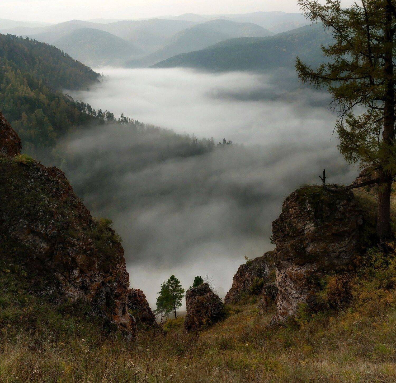 в ожидании солнца. торгашинский хребет., Марина Фомина