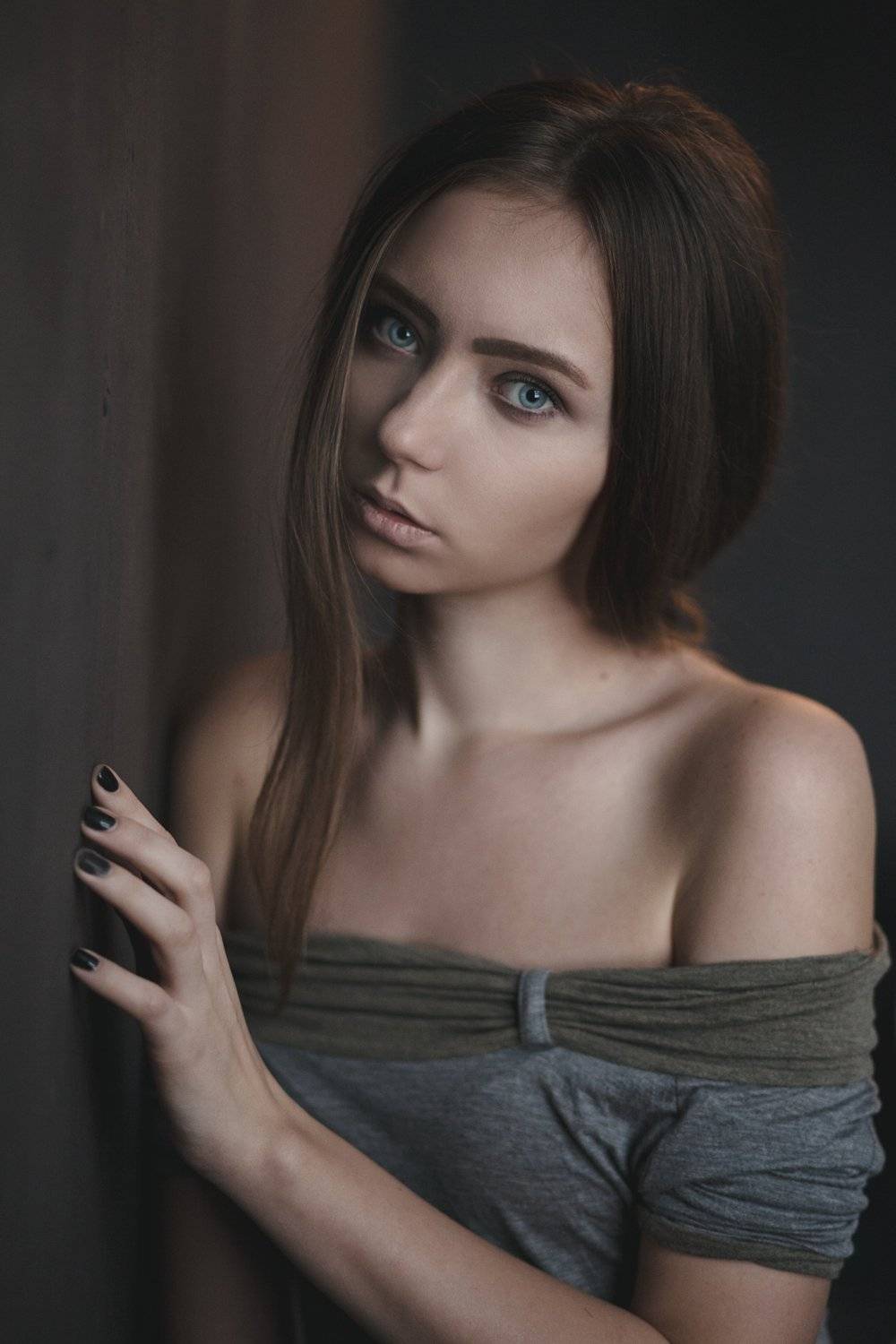 девушка, 2017, портрет, portrait, глаза, прическа, pretty, Василий Жуков