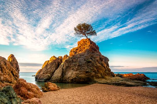 Tossa de Mar после рассвета..