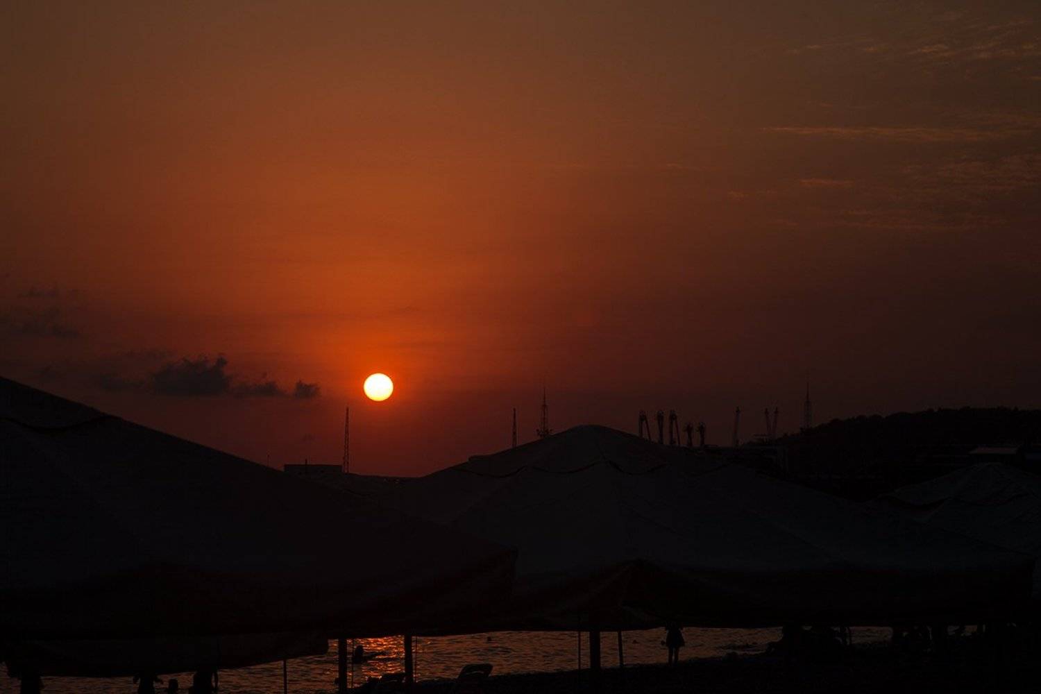 море, пейзаж, закат, солнце, небо, лето, природа, фото, фотография, свет, солнечный свет, силуэт, Марина Бойко