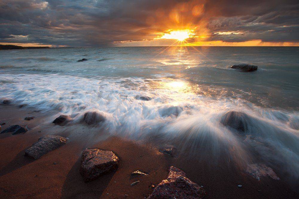 закат  море вечер пейзаж ключенков, Aleksandr Kljuchenkow