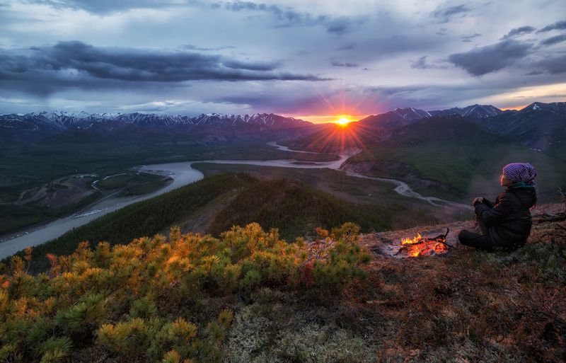 Якутия. Разгар белой ночи.
