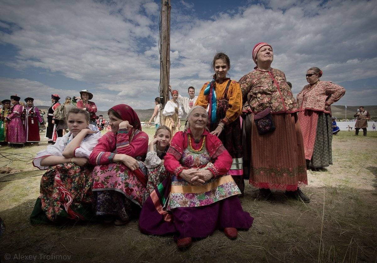 портрет, семейские, женщины, русские женщины, старообрядцы, Алексей Трофимов