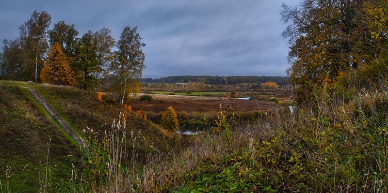 Осень Тригорское Пушкинские горы Всё пройдёт фото превью