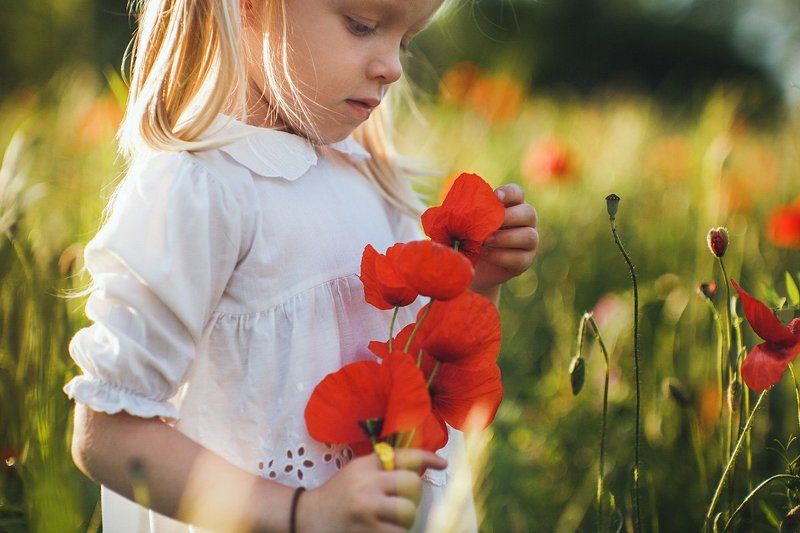 дети детскаяфотография  Про аленький цветочек фото превью