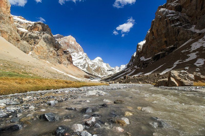 горы, скалы, Таджикистан, фаны, арча, горное, озеро, *** фото превью