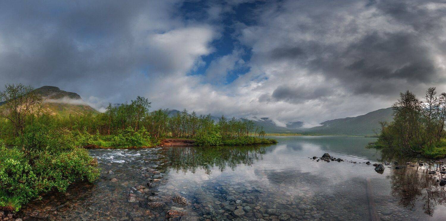 хибины, лето, кольский, заполярье, север, ночь, полярный день,, Роман Горячий