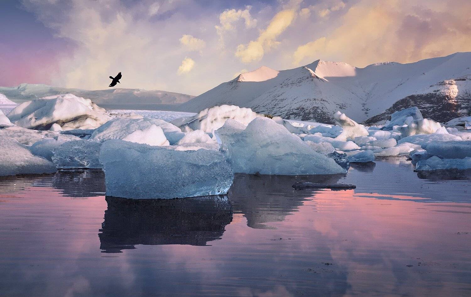 Cold Lake, warm morning. Автор: suk eun kim , suk eun kim