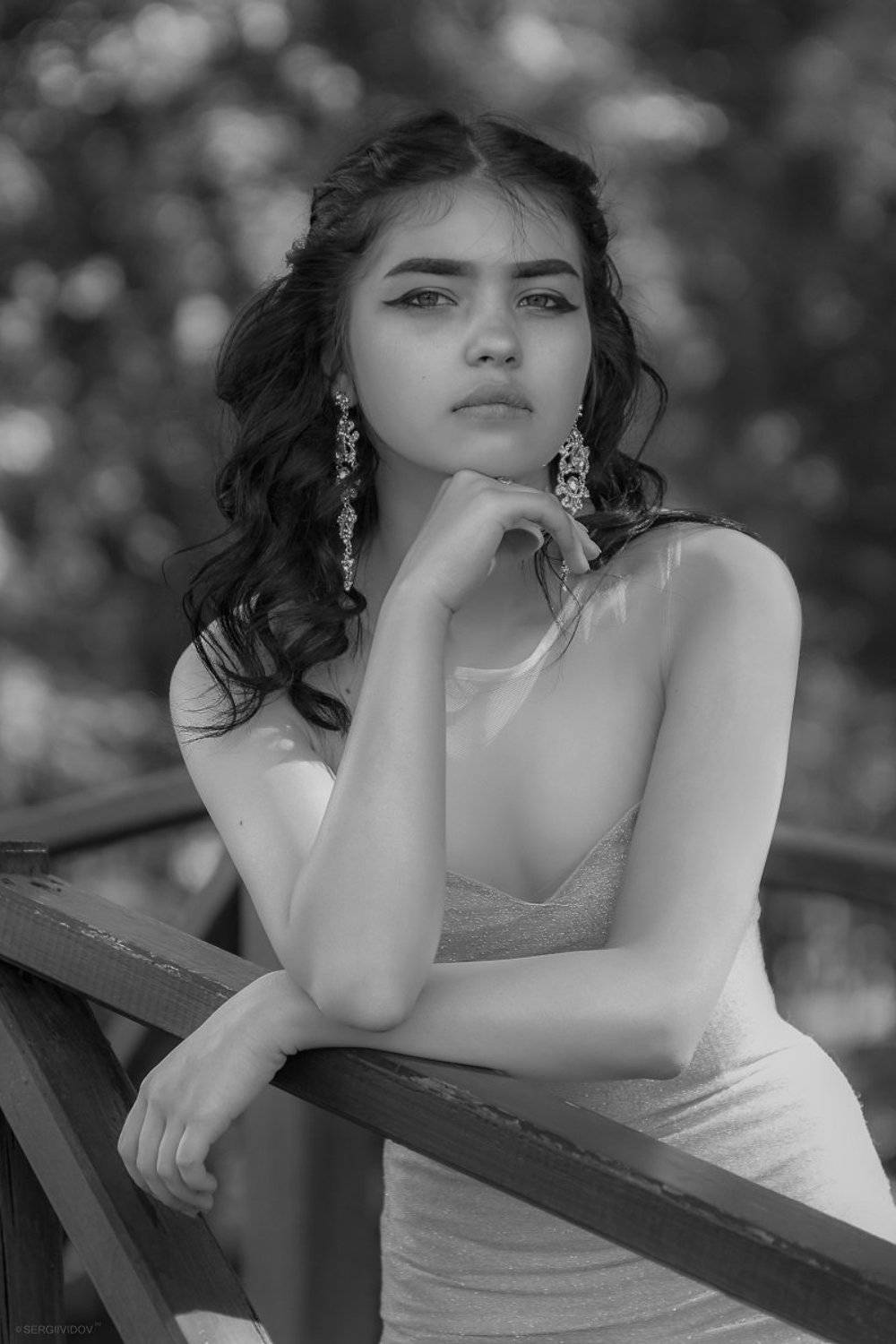 портрет, девушка, парк, Sergii Vidov