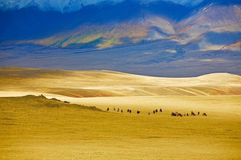 сентябрь ,закат,горы Златые горы. фото превью