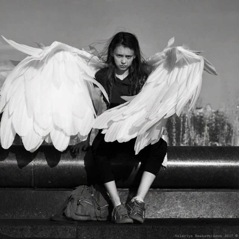 Черное, белое. фото превью